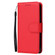 iPhone 14 Plus Multifunctional Horizontal Flip Leather Case with Three Card Slot  - Red
