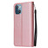 iPhone 14 Plus Multifunctional Horizontal Flip Leather Case with Three Card Slot  - Rose Gold