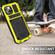 iPhone 14 Plus R-JUST Shockproof Waterproof Dust-proof Case with Holder  - Yellow iPhone 14 Plus R-JUST Shockproof Waterproof Dust-proof Case with Holder  - Yellow
