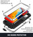 iPhone 14 Plus R-JUST Shockproof Waterproof Dust-proof Case with Holder  - Silver