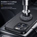 iPhone 14 Plus SULADA Carbon Fiber Textured Shockproof Metal + TPU Frame Case - Dark Green