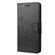 iPhone 14 Plus Butterfly Flower Pattern Flip Leather Phone Case  - Black