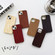 iPhone 14 Plus Retro Wood Texture Shockproof Phone Case - Brown