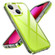 iPhone 14 Plus Transparent Armor Phone Case  - Green