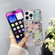iPhone 14 Plus Ice Crystal Bow Knot Full Diamond TPU Phone Case - Pink+Blue