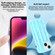 iPhone 14 Plus  3D Stripe TPU Phone Case - Chocolate Color