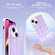 iPhone 14 Plus  3D Stripe TPU Phone Case - Chocolate Color