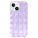 iPhone 14 Plus  3D Stripe TPU Phone Case - Purple