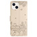 iPhone 14 Plus Cat Embossing Pattern Leather Phone Case with Lanyard - Beige iPhone 14 Plus Cat Embossing Pattern Leather Phone Case with Lanyard - Beige