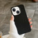iPhone 14 Plus Shockproof Solid Color TPU Phone Case - Black