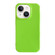 iPhone 14 Plus Shockproof Solid Color TPU Phone Case - Fluorescent Green