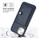 iPhone 14 Plus Shockproof Leather Phone Case with Card Holder - Blue
