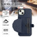 iPhone 14 Plus Shockproof Leather Phone Case with Card Holder - Blue