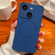 iPhone 14 Plus Four-corner Shockproof Skin Feel MagSafe Magnetic Phone Case - Dark Blue