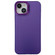 iPhone 14 Plus Semi Transparent Frosted PC Phone Case - Purple
