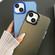 iPhone 14 Plus Semi Transparent Frosted PC Phone Case - Purple