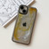 iPhone 14 Plus Oil Painting Electroplating TPU Phone Case - Grey