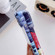 iPhone 14 Plus Precise Hole Oil Painting Pattern PC Phone Case - Rain