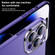 iPhone 14 Plus Frosted Metal Material Phone Case with Lens Protection - White