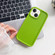iPhone 14 Plus Shockproof Frame Frosted TPU Phone Case - Green iPhone 14 Plus Shockproof Frame Frosted TPU Phone Case - Green
