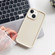 iPhone 14 Plus Shockproof Frame Frosted TPU Phone Case - Beige