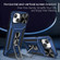iPhone 14 Plus Camshield Robot TPU Hybrid PC Phone Case - Blue
