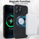 iPhone 14 Plus Skin Feel Leather MagSafe Magnetic Phone Case - Black