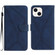 iPhone 14 Plus Stitching Embossed Leather Phone Case - Blue