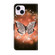 iPhone 14 Plus Crystal 3D Shockproof Protective Leather Phone Case - Crystal Butterfly