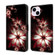 iPhone 14 Plus Crystal 3D Shockproof Protective Leather Phone Case - Fantastic Flower