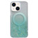 iPhone 14 Plus MagSafe Glitter Hybrid Clear TPU Phone Case - Green