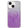 iPhone 14 Plus MagSafe Glitter Hybrid Clear TPU Phone Case - Purple