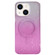 iPhone 14 Plus MagSafe Glitter Hybrid Clear TPU Phone Case - Pink