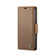 iPhone 14 Plus CaseMe 023 Butterfly Buckle Litchi Texture RFID Anti-theft Leather Phone Case - Brown