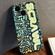 iPhone 14 Plus Painted Pattern Precise Hole PC Phone Case - Green SCR
