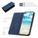 Samsung Galaxy A53 5G Skin Feel Magnetic Leather Phone Case - Blue Samsung Galaxy A53 5G Skin Feel Magnetic Leather Phone Case - Blue