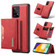 Samsung Galaxy A53 5G DG.MING M2 Series 3-Fold Multi Card Bag Phone Case - Red