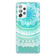 Samsung Galaxy A53 5G Gradient Lace Transparent TPU Phone Case - Green White