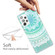 Samsung Galaxy A53 5G Gradient Lace Transparent TPU Phone Case - Green White