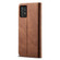 Samsung Galaxy A53 5G Denim Texture Casual Style Horizontal Flip Leather Phone Case - Brown