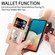 Samsung Galaxy A53 5G Grid Leather Flip Phone Case - Apricot