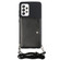 Samsung Galaxy A53 5G Crossbody Lanyard Wallet Card Bag Phone Case - Black