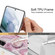 Samsung Galaxy A53 5G IMD Marble TPU Phone Case with Holder - Black