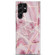 Samsung Galaxy A53 5G IMD Marble TPU Phone Case with Holder - Rose Red