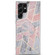 Samsung Galaxy A53 5G IMD Marble TPU Phone Case with Folding Holder - Pink Grey