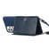 Samsung Galaxy A53 5G Crossbody Lanyard Wallet Card Bag Phone Case - Dark Blue