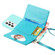 Samsung Galaxy A53 5G Crossbody Lanyard Wallet Card Bag Phone Case - Sky Blue