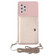 Samsung Galaxy A53 5G Crossbody Lanyard Wallet Card Bag Phone Case - Pink