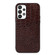 Samsung Galaxy A53 5G Crocodile Top Layer Cowhide Leather Case - Coffee