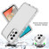 Samsung Galaxy A53 5G Full Body Shockproof Clear Gradient Phone Case - Transparent
